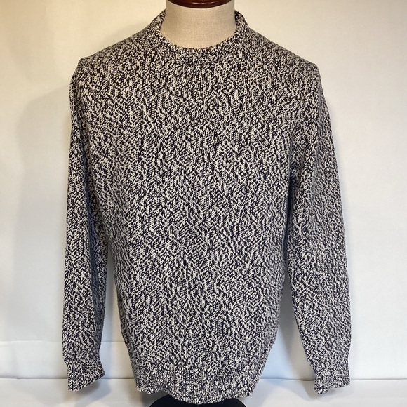 Knit for J. Crew men’s cotton marbled sweater size large - Picture 1 of 12